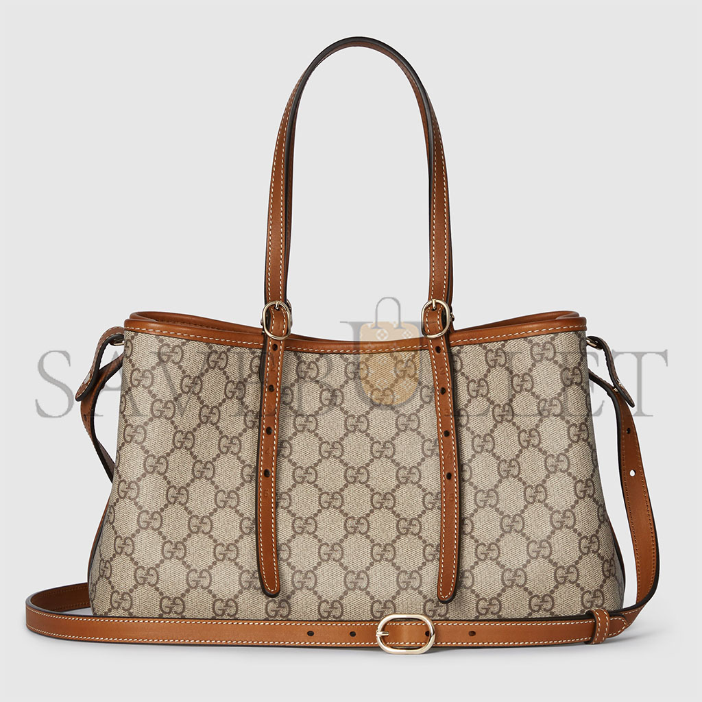 GUCCI GG EMBLEM MEDIUM TOTE BAG ‎815214 (30*18*11cm)